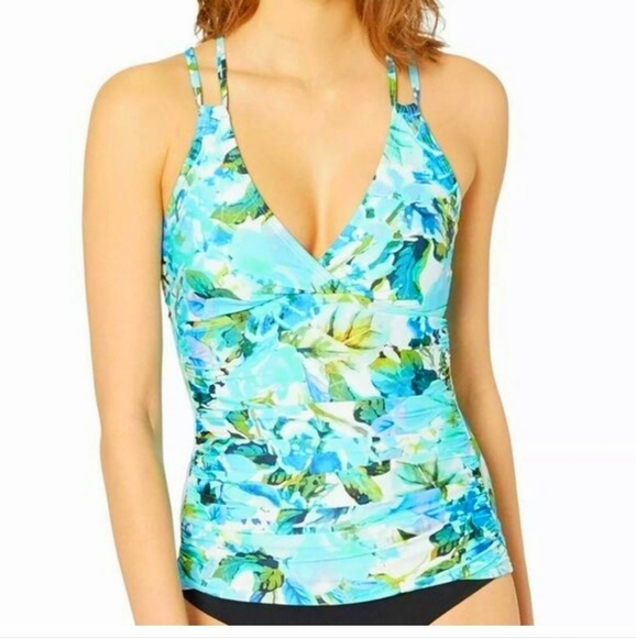 🩵NEW La Blanca Tankini Swimsuit Top - Picture 5 of 5